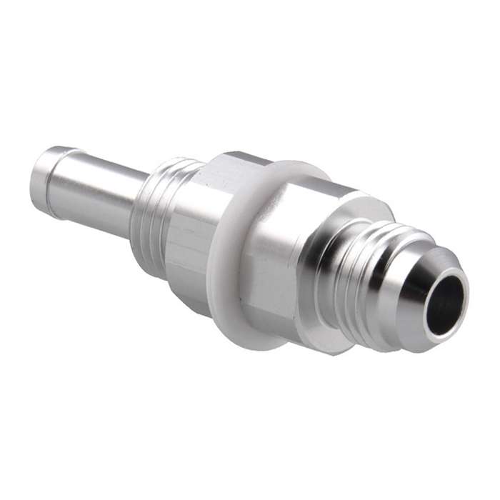 AN6-5/16 Male Flare Bulkhead Hose Barb for Fuel Tank and Fuel Cell