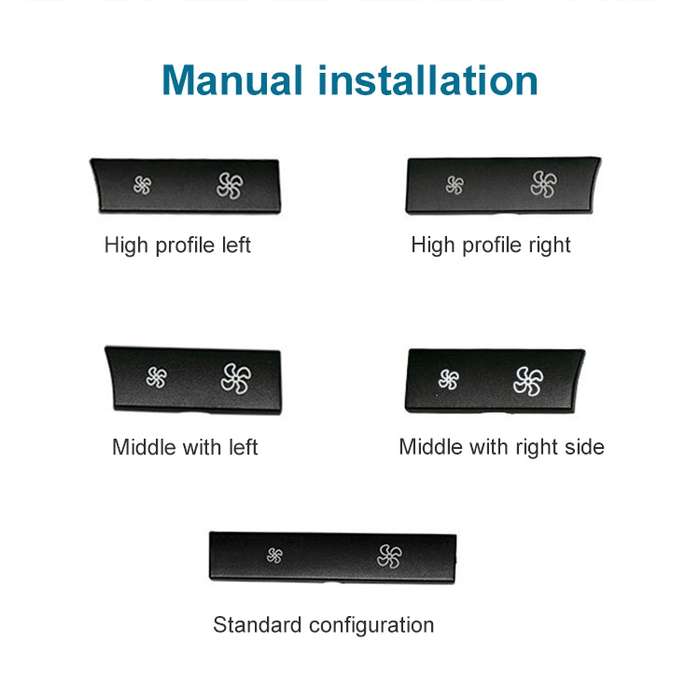 Car Wind Power Switch Air Conditioning Air Volume Button for BMW 5 Series 2011-2017 / 7 Series 2009-