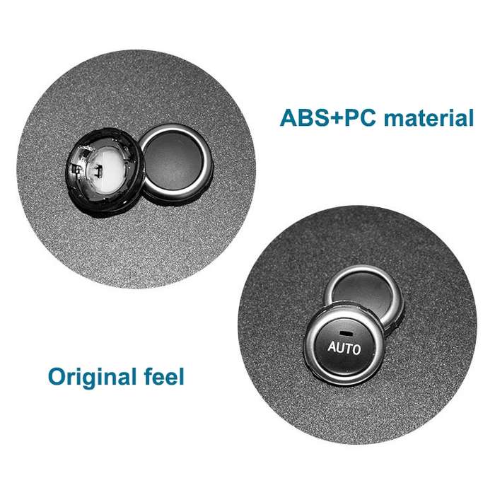 Car Temperature Adjustment Switch Air Conditioning Knob with Letter for BMW 5 Series / 6 Aeries / 7