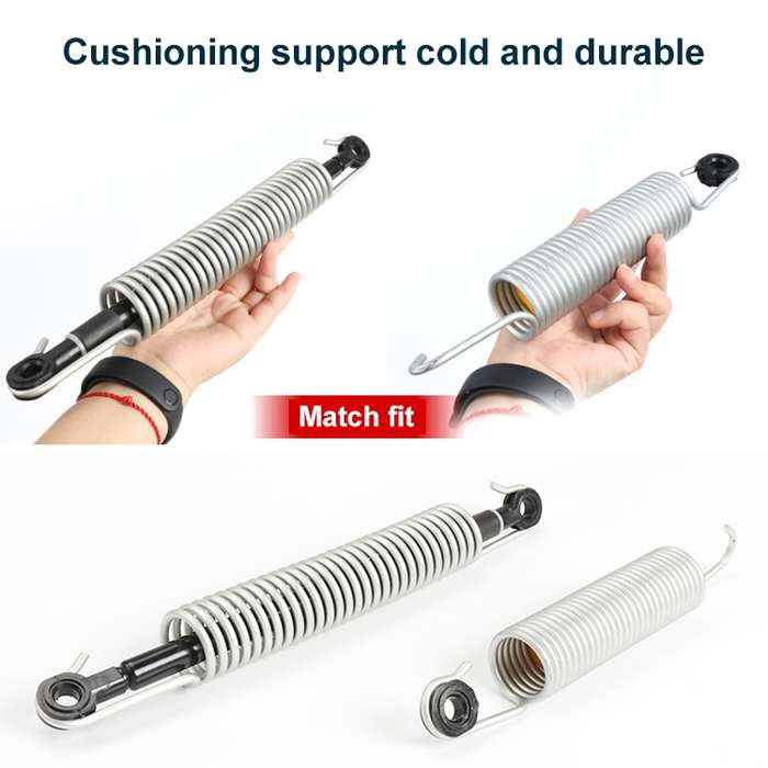 Car Left Side Trunk Lid Lift Support Shock with Tension Spring Lid for BMW E60 2002-2010, Left Drivi