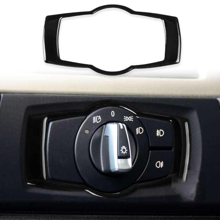 For BMW 3 Series E90 2005-2012 Car Headlight Switch Decorative Sticker, Left and Right Drive Univers