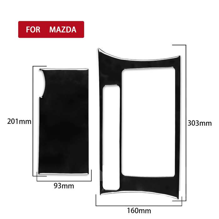 For Mazda 3 Axela 2010-2013 Car Water Cup Holder Panel Decorative Sticker, Right Drive
