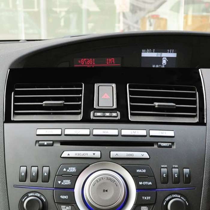 For Mazda 3 Axela 2010-2013 2 in 1 Car Central Vent Set B Decorative Sticker, Right Drive