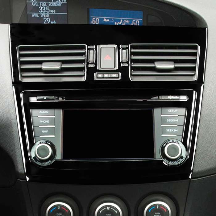 For Mazda 3 Axela 2010-2013 5 in 1 Car Central Control Navigation Set A Decorative Sticker, Left Dri