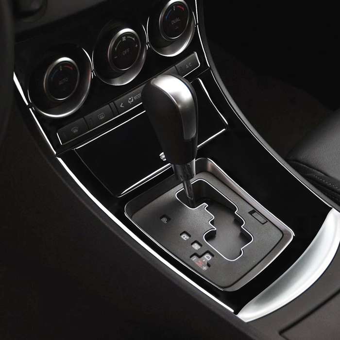 For Mazda 3 Axela 2010-2013 4 in 1 Car AC Gear Frame Set A Decorative Sticker, Left Drive