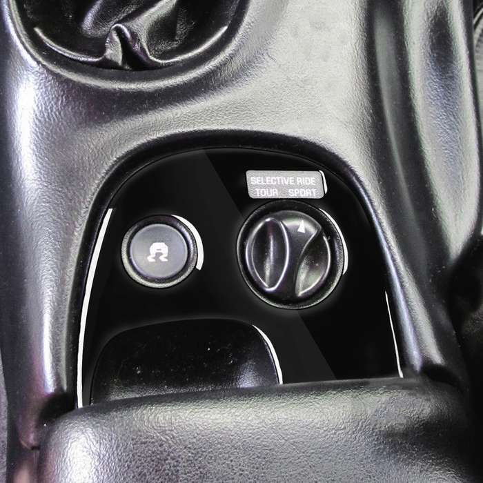For Chevrolet Corvette C5 1998-1999 Car Lower Console A with Traction Control Decorative Sticker, Le