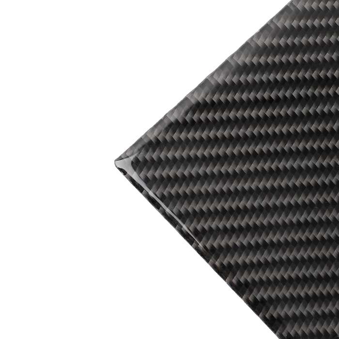 2 PCS Car Carbon Fiber Rear Water Cup Holder Panel Decorative Sticker for Infiniti Q50 / Q60 2014-20