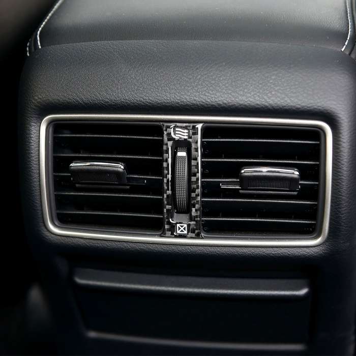 Car Carbon Fiber Rear Air Outlet Decorative Sticker for Infiniti Q50 / Q60 2014-2020