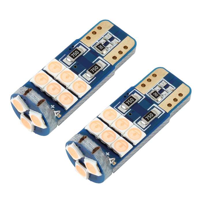 2 PCS T10 DC12 / 1W / 6000K / 80LM 9LEDs SMD-3030 Car Clearance Light(White Light)