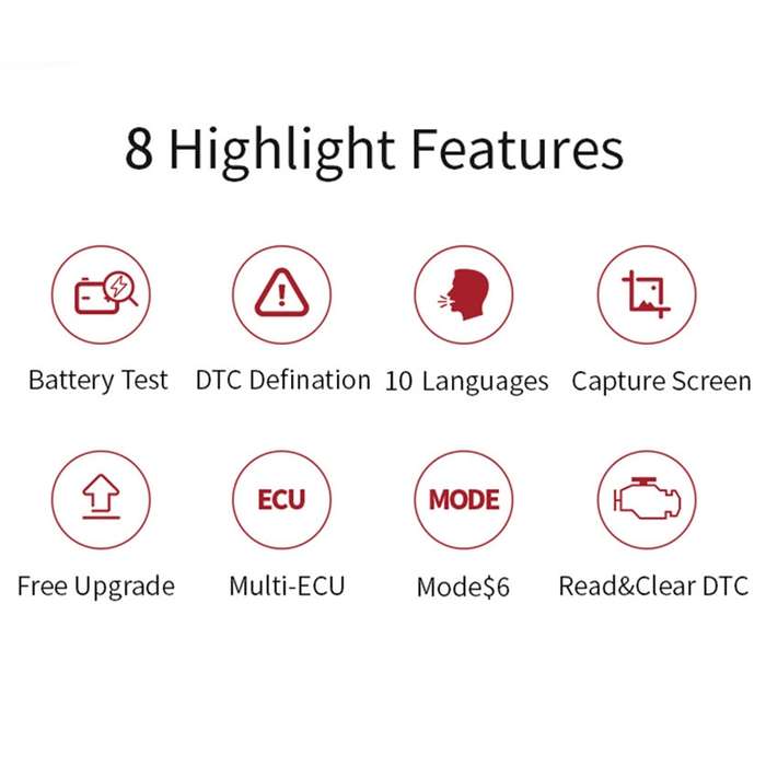YA101 Car Mini Code Reader OBD2 Fault Detector Diagnostic Tool