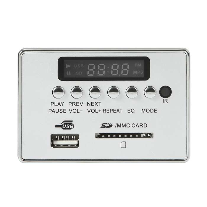 Car 12V Audio MP3 Player Decoder Board FM Radio SD Card USB AUX, with Bluetooth / Remote Control(Sil