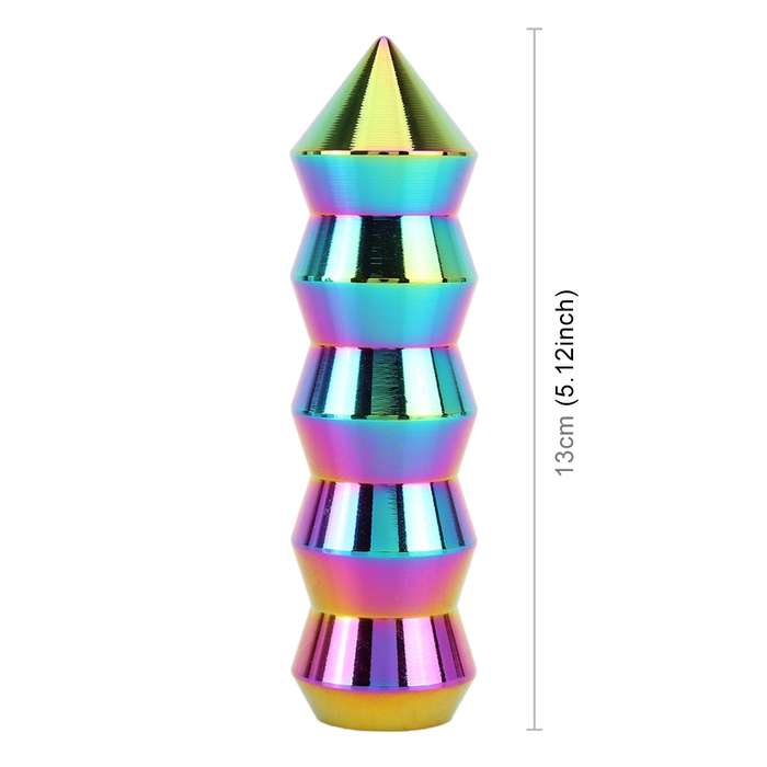 Universal Car Colorful Long Cone Shape Gear Head Gear Shift Knob