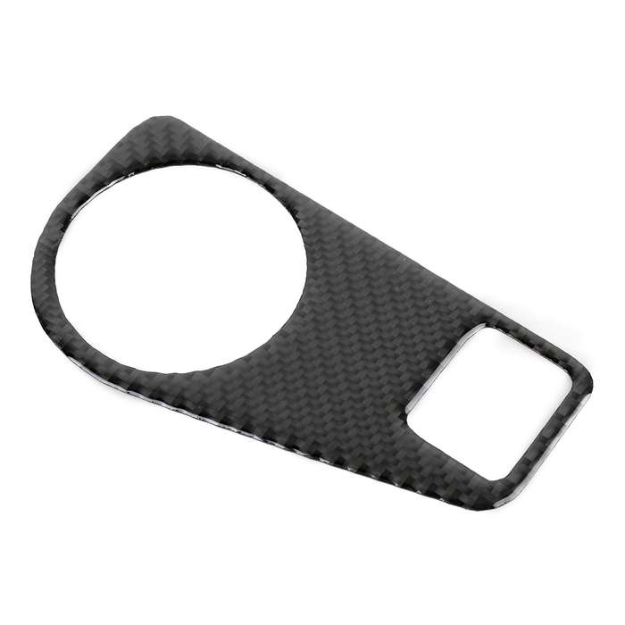 Car Carbon Fiber Headlight Switch Panel Decorative Sticker for Volkswagen Tiguan L, High Configurati