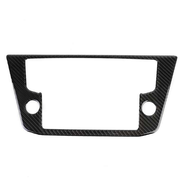 Car Carbon Fiber Navigation Frame Decorative Sticker for Volkswagen Tiguan L, High Configuration