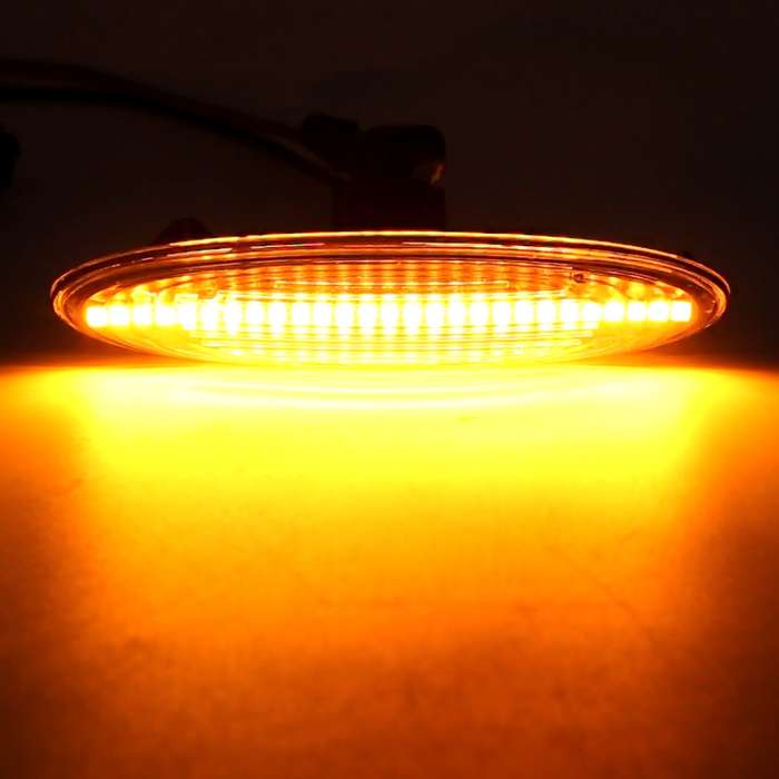2 PCS DC12V / 5W Car LED Dynamic Blinker Side Lights Flowing Water Turn Signal Light for Lexus, Ambe