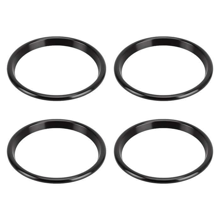 4 PCS Car Metal Air Outlet Decorative Outside Ring for Audi A3 / S3 / Q2L (Silver)