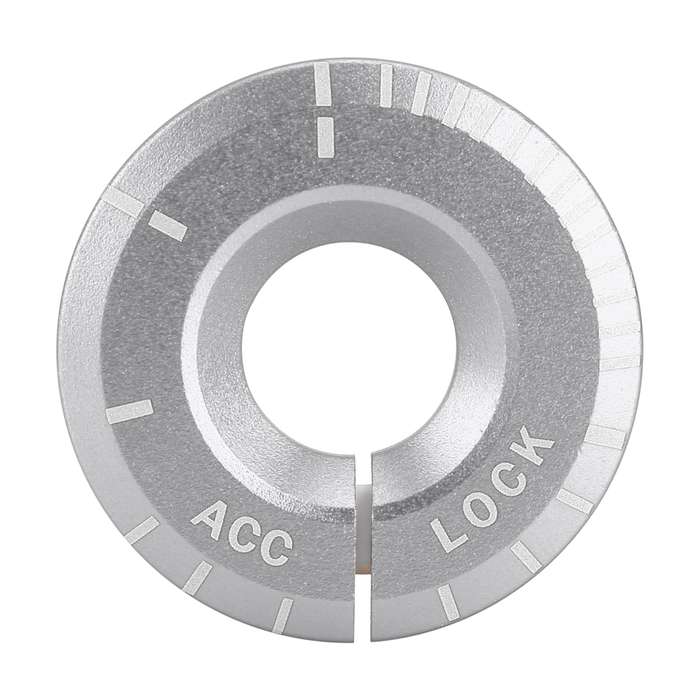 For Volkswagen Metal Ignition Key Ring, Diameter: 4.8cm (Blue)