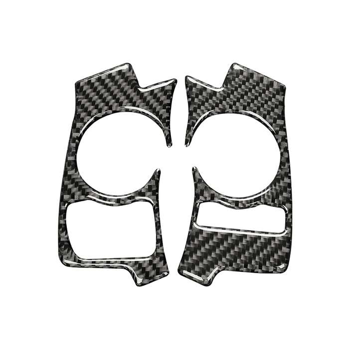 Car Carbon Fiber Steering Wheel Button Decorative Sticker for Lexus IS250 NX200 200t 300h 13-, Left
