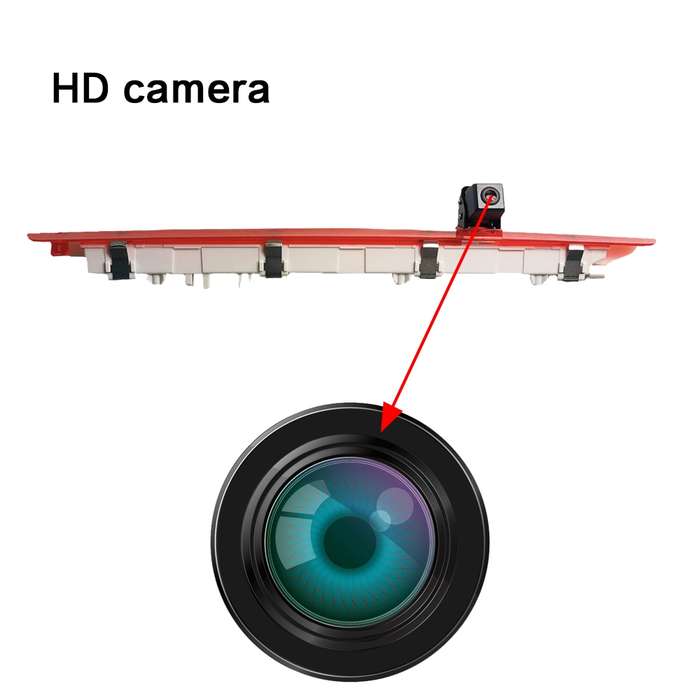 PZ468 Car Waterproof 170 Degree Brake Light View Camera for Mercedes-Benz Vito 2016