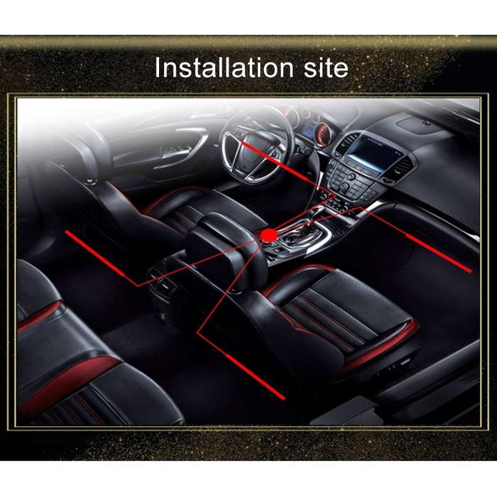 Universal Car LED Atmosphere Lights Emergency Foot Light Ordinary Version