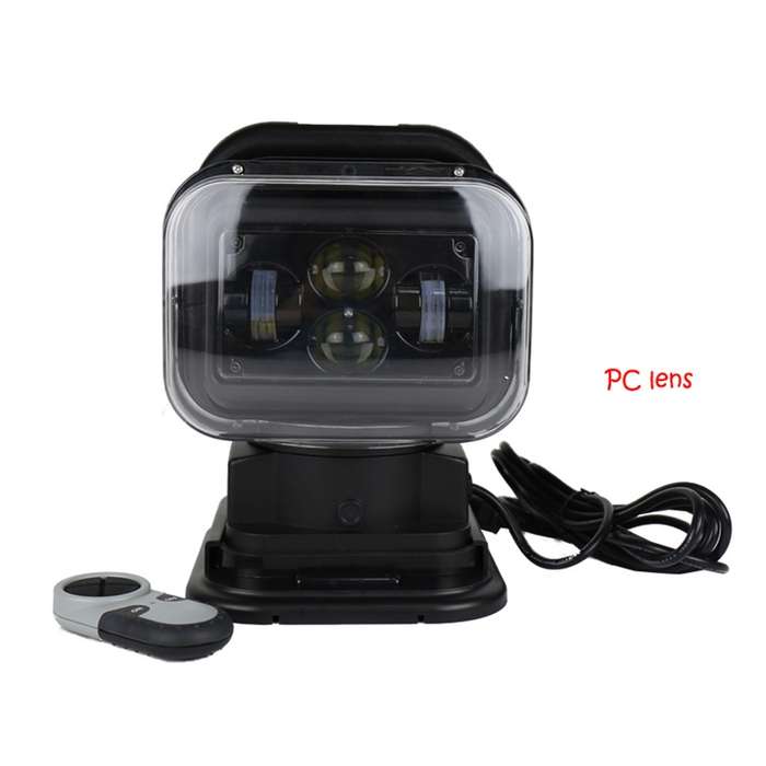 60W DC 12-24V 400LM Car 200m Wireless Remote Control 360 Degree Adjustable LED Search High Bay Light
