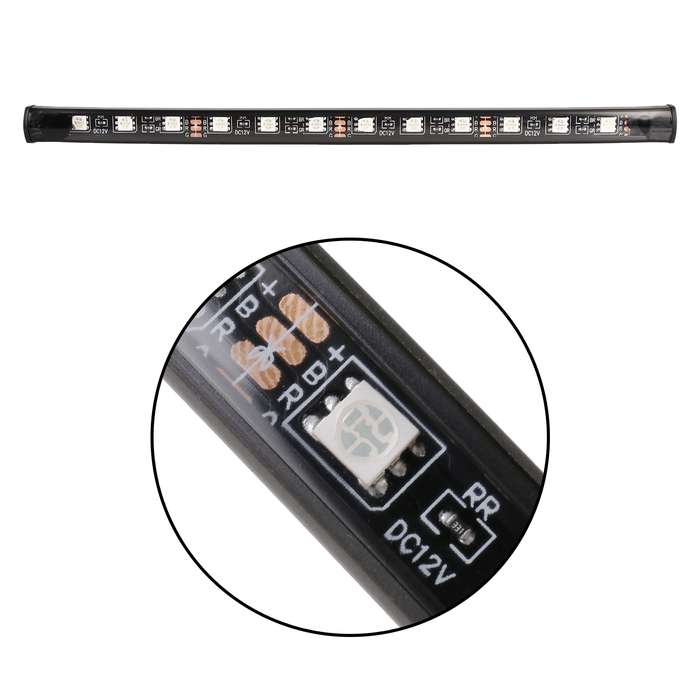 4 in 1 Universal Car USB 8-color APP Control LED Atmosphere Light Decorative Lamp, with 12LEDs Lamps