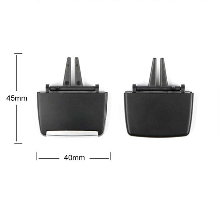 Car Front Air Conditioning Exhaust Switch Paddle Air Conditioning Leaf Clip for BMW X5 / X6, Left an
