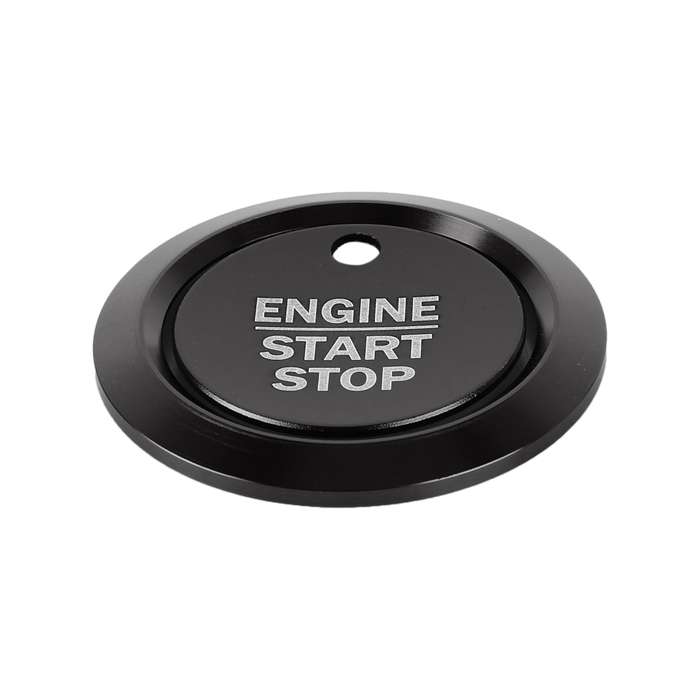 Car Engine Start Key Push Button Ring Trim Sticker Decoration for Ford F150 (Gold)