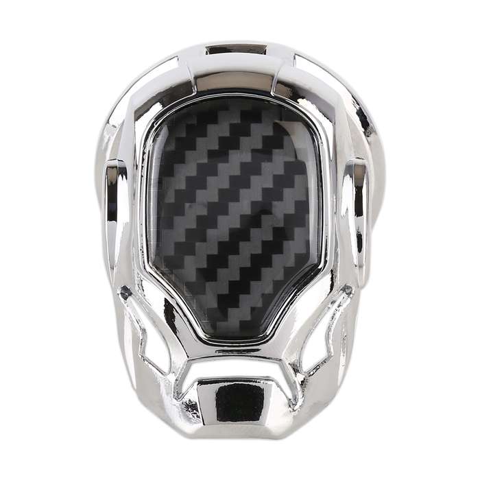Car Engine Start Key Push Button Protective Cover (Gun Metal)