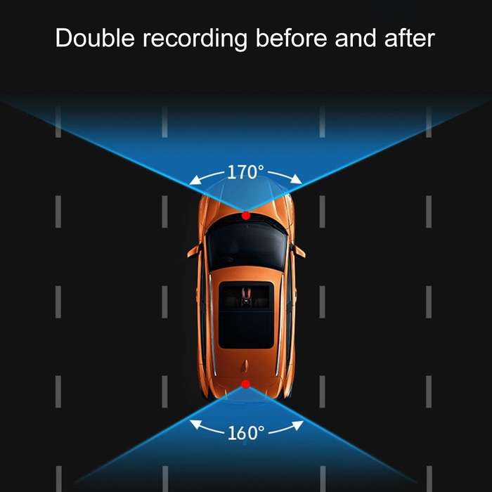 K880 Car 11 inch Widescreen 1080P 4G Center Console Driving Recorder Reversing Voice Control Android