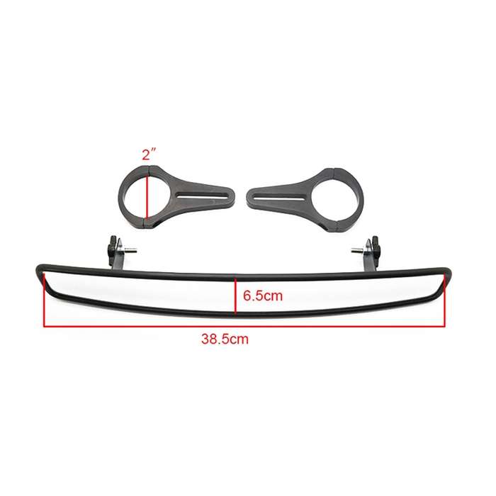 SFUITV-2 2.0 inch Car Modification Accessories HD Rear View Center Mirror for UTV