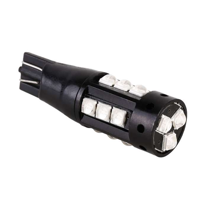 2 PCS T10 DC12V / 6.5W Car Clearance Light 15LEDs SMD-3030 Lamp Beads (Green Light)