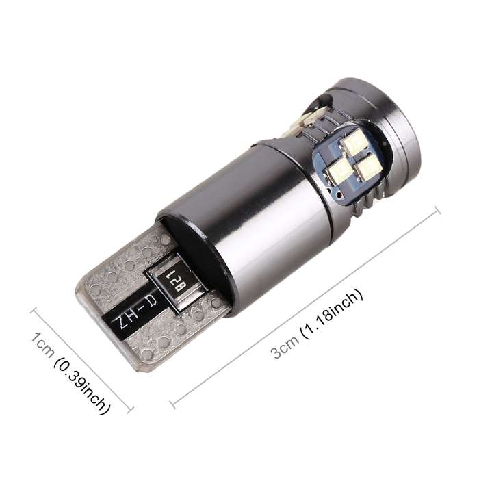 4 PCS T10 DC12V / 2.5W Car Clearance Light 18LEDs SMD-3020 Lamp Beads(White Light)