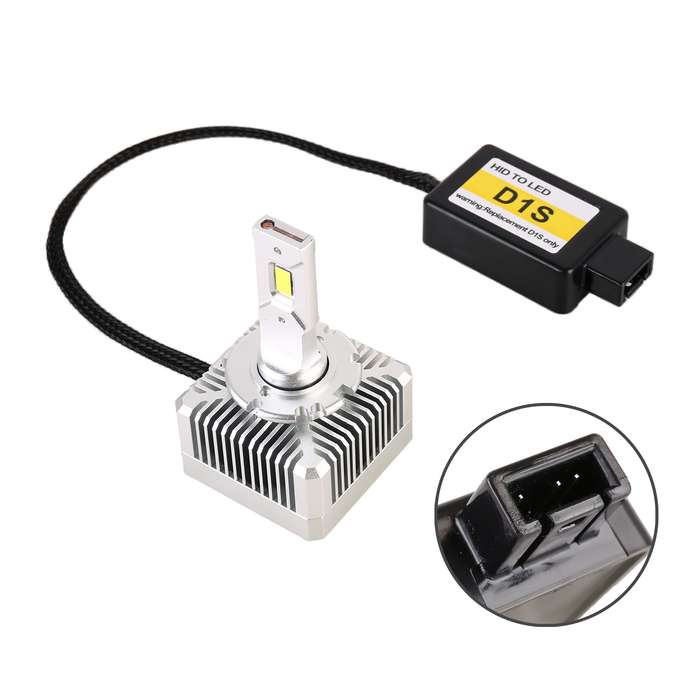 1 Pair D Series D1S Car HID Ballast to LED Headlight DC12V 35W 6000K 7000LM, CSP Lamp Bead