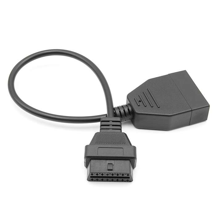 12Pin to 16Pin Car OBD2 Conversion Cable OBDII Diagnostic Adapter Cable for GM