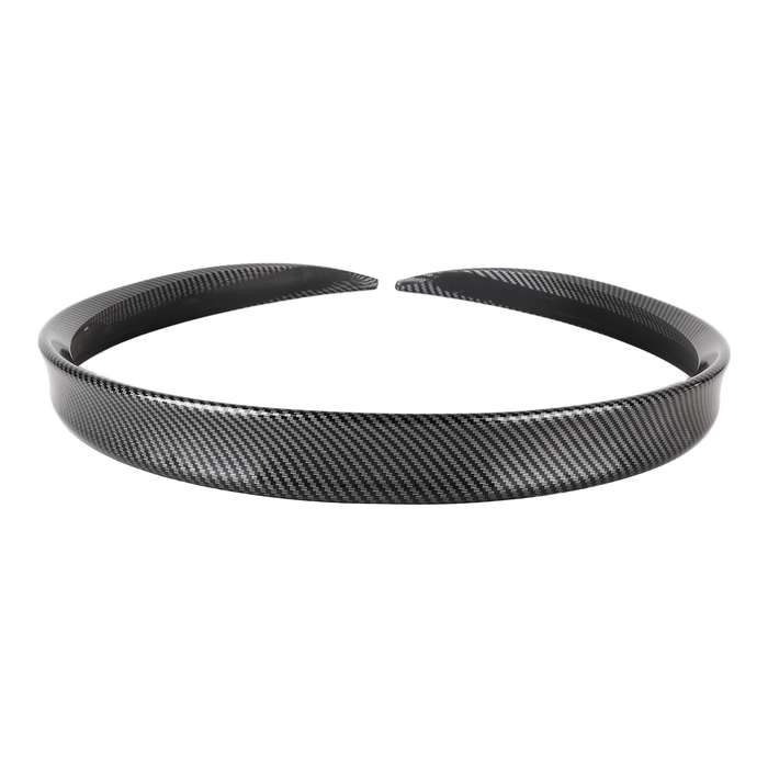 Car Modified Plastic Rear Wing Side Spoiler Lip, Carbon Fiber Texture