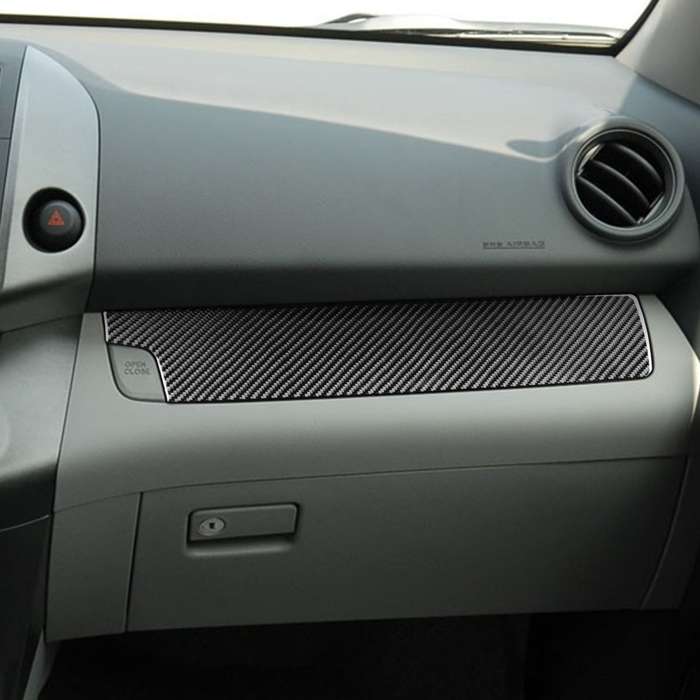 Carbon Fiber Car Co-pilot Control Panel Decorative Sticker for Toyota Old RAV4 2006-2013,Left Drive
