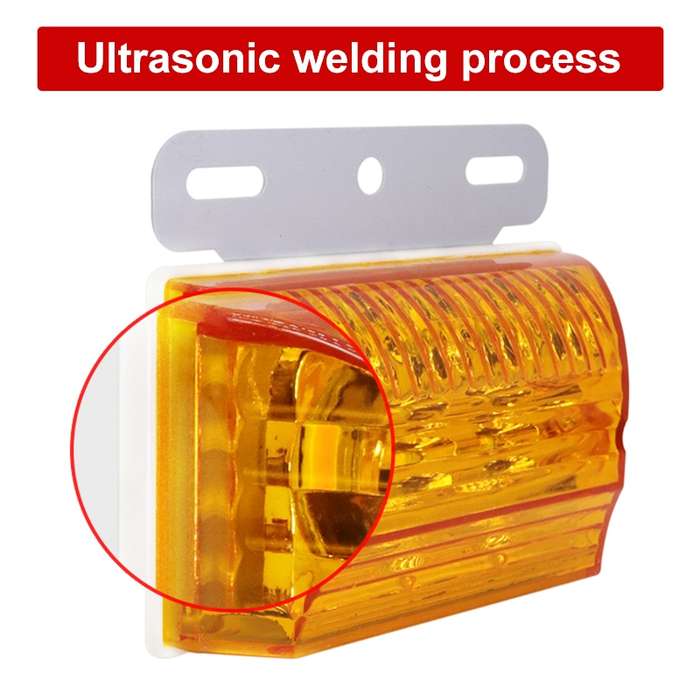 4 PCS ZS-6001 DC24V Car / Truck Side Marker Indicator Lights Bulb Lamp (Yellow Light)