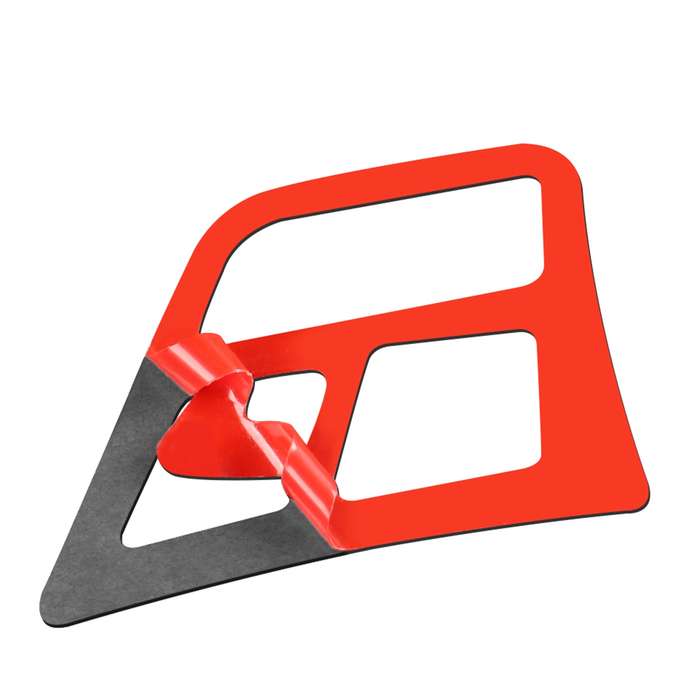 2 PCS Set for BMW 3 Series E90 Carbon Fiber Car Steering Wheel Button Frame Decorative Sticker,