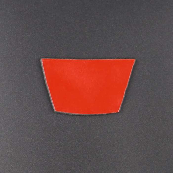 For BMW 3 Series E90 Little B Version Carbon Fiber Car Steering Wheel Decorative Sticker (Red)