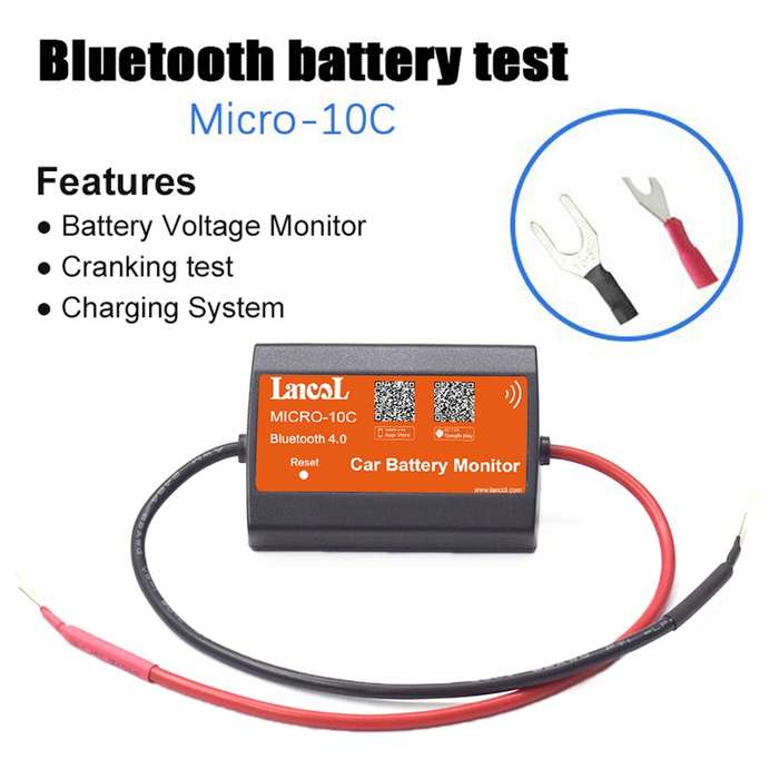 MICRO-10C 12V Bluetooth 4.0 Car Battery Tester