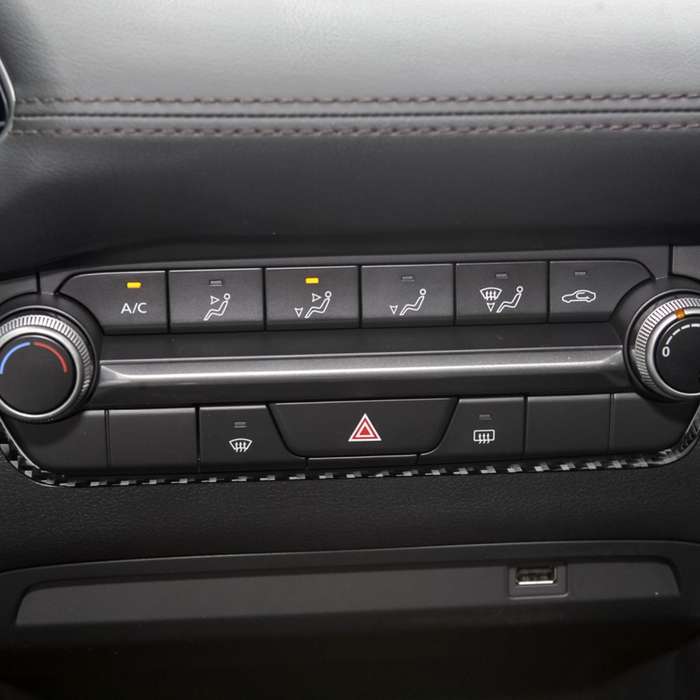 Car Air Conditioning Control Box Decorative Sticker for Mazda 3 Axela 2020, Left and Right Drive