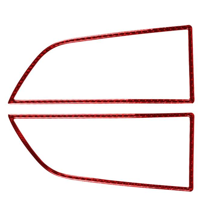 Car Carbon Fiber Dashboard Air Outlet Panel Decorative Sticker for Porsche Macan 2014-2021, Left and