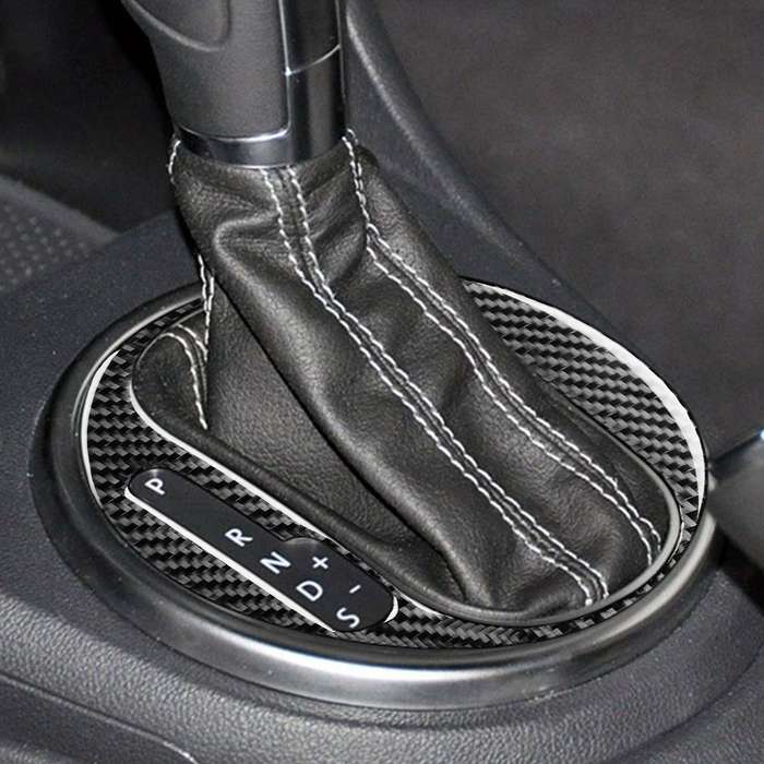 Car Carbon Fiber Gear Panel Inside Frame Decorative Sticker for Volkswagen Beetle 2012-2019, Left Dr