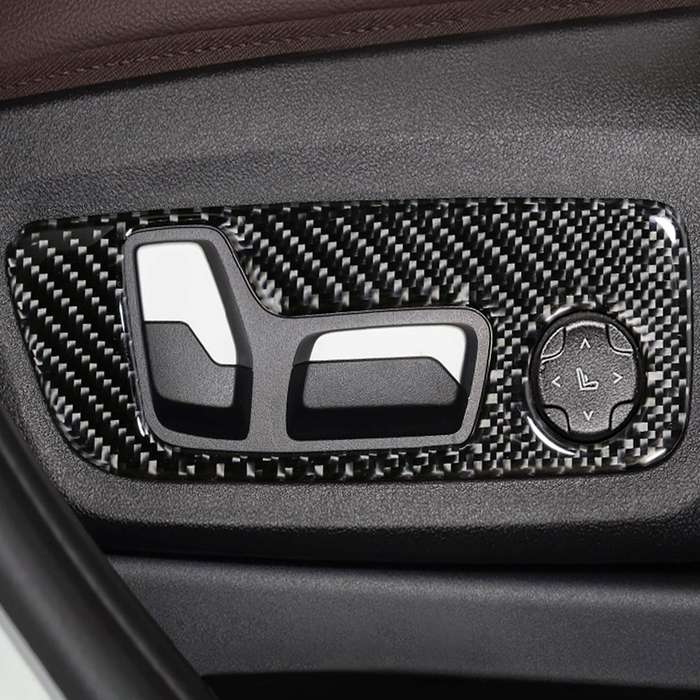 Car Carbon Fiber M High Performance Door Handle C Decorative Sticker for BMW G01 X3 2018-2020 / G02