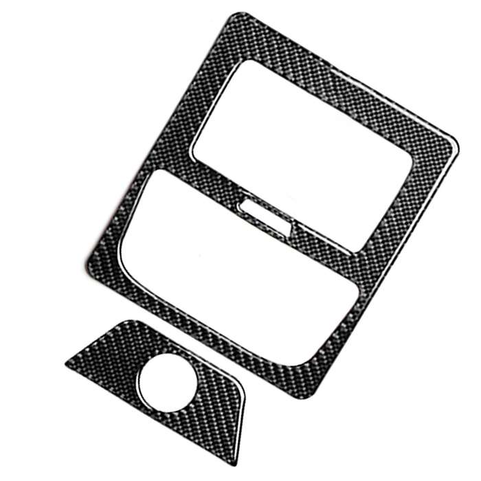 Car Carbon Fiber Rear Air Conditioning Vent Solid Color Decorative Sticker for BMW G01 X3 2018-2020
