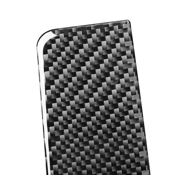 Carbon Fiber Car Cup Holder Frame Decorative Sticker for Toyota Tundra 2014-2018, Right Driving