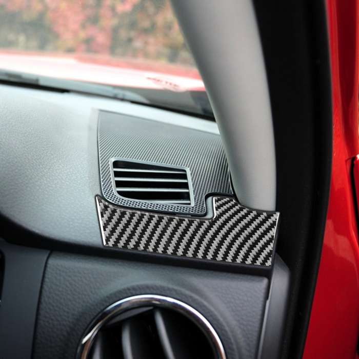 2 PCS / Set Carbon Fiber Car Dashboard Air Outlet Decorative Sticker for Toyota Tundra 2014-2018, Ri