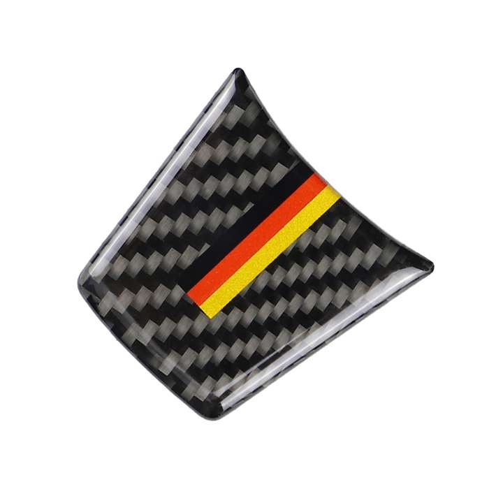 Car Carbon Fiber Steering Wheel Germany Color Decorative Sticker for BMW Z4 2009-2015