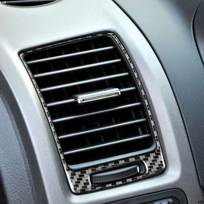 2 PCS / Set Carbon Fiber Car Side Air Outlet Frame Decorative Sticker for Honda CRV 2007-2011,Left a